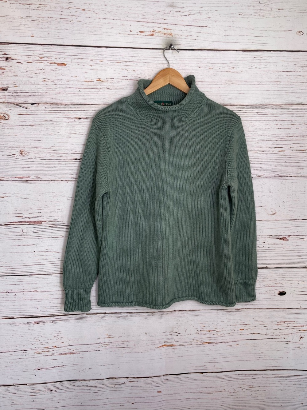 J. Crew vintage 90s rollneck 100% cotton sweater
